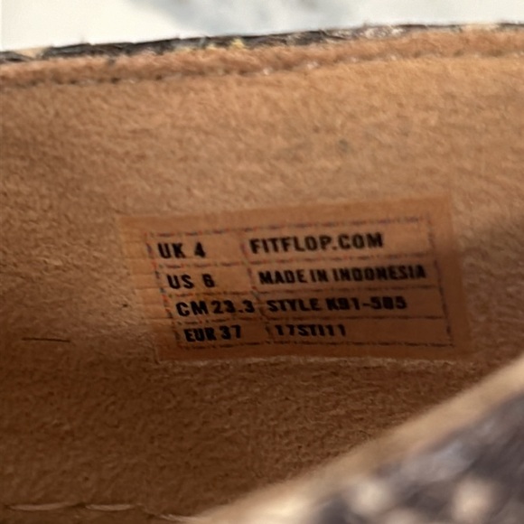 FitFlop Snake Super Comfort Technology Loafer sz.6 - Picture 4 of 12